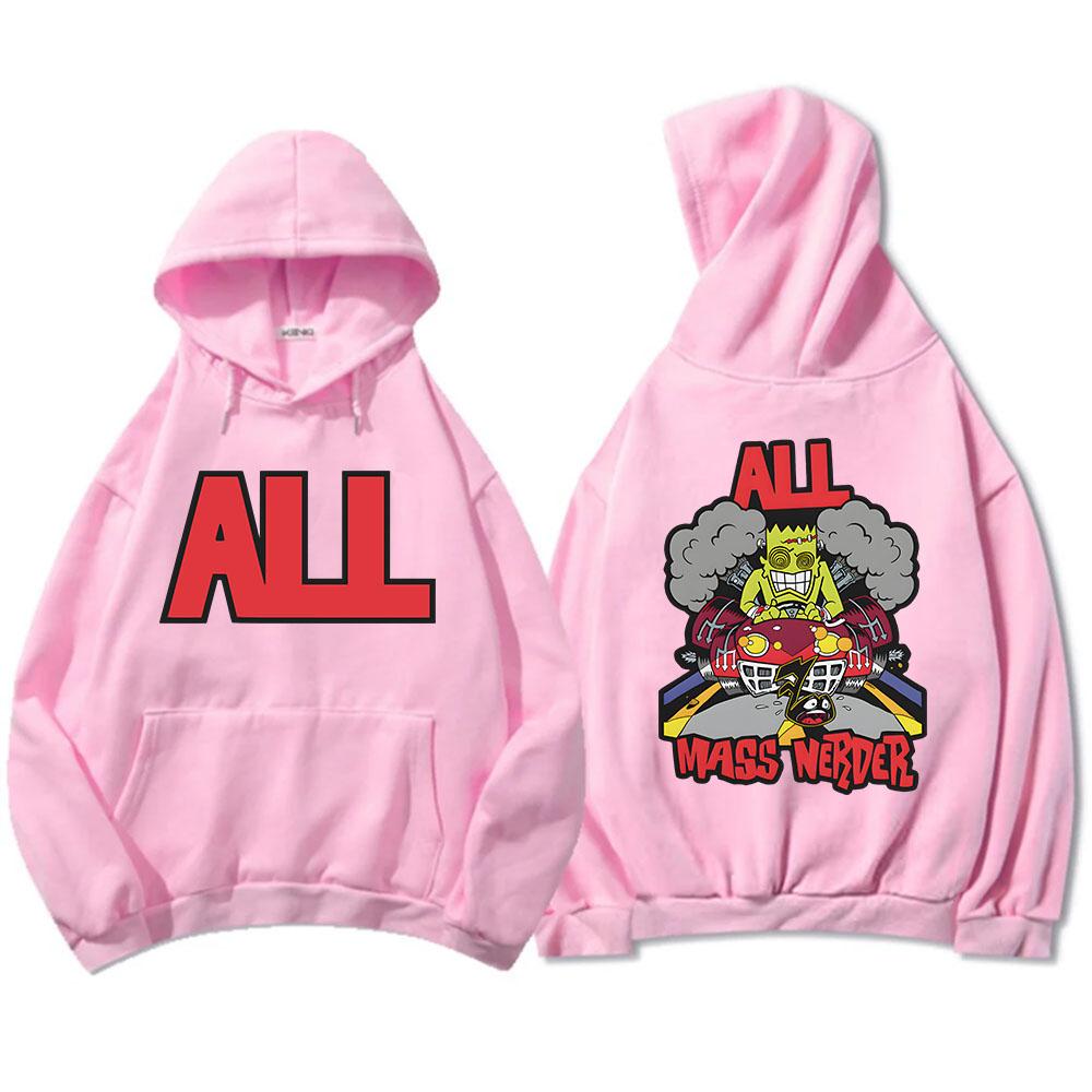 Hanorace Mass Merder All Band Mânecă Lungă Bărbați Femei Hanorace pentru Buzunar Casual Sudaderas Pulovere Grafice Amuzante