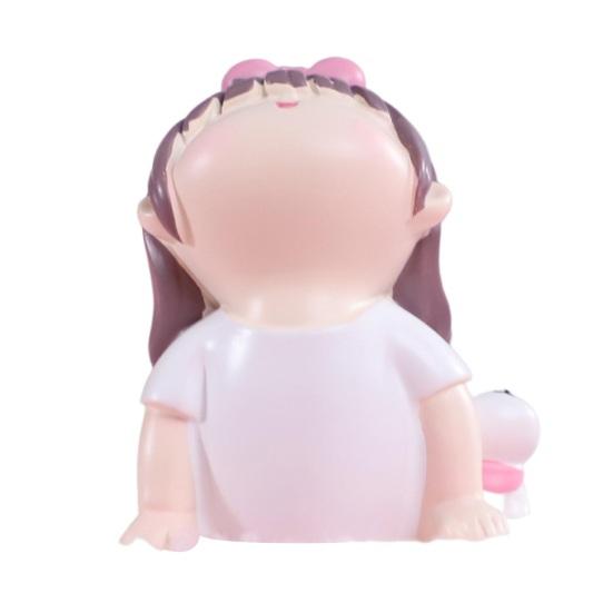 Practical Yoga Girl Statue Exquisite Long Lasting Collectible