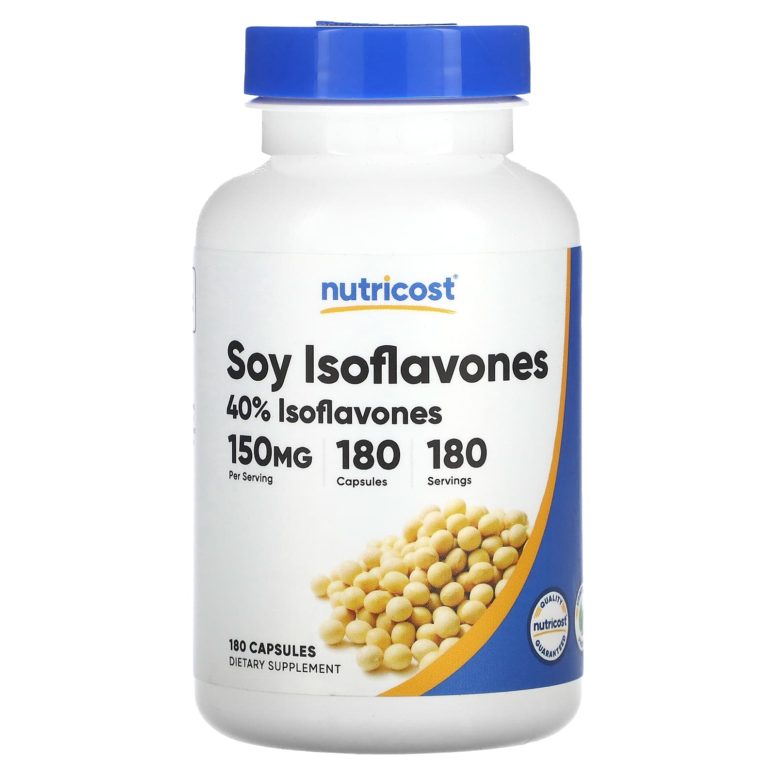 

Nutricost, soy isoflavones, 150 mg, 180 capsules