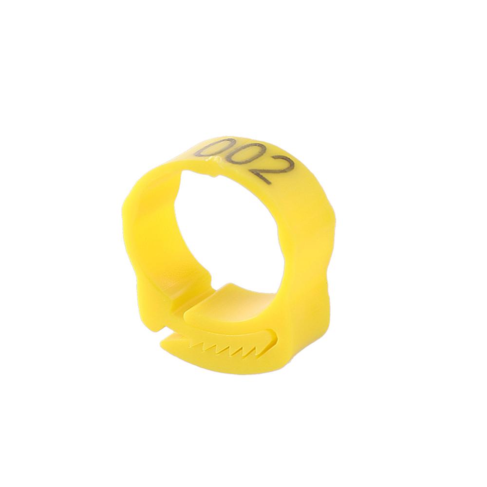 25 Pcs Chicken Foot Ring Adjustable Size Poultry Leg Digital Label Buckle Ring Plastic Chick Duck Goose Farm Equipment 6 Colors