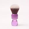 YAQI Minimalism 24mm Purple Handle Mink Synthetic Hair Knot Mens Wet Shaving Brush Portable Versatile Shaving Companion For Male
