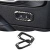 RT-TCZ Carbon Fiber Interior Door Lock Switch Cover Trim Frame Decoration Interior Accessories Compatible with Jeep Wrangler JL JLU & Gladiator JT