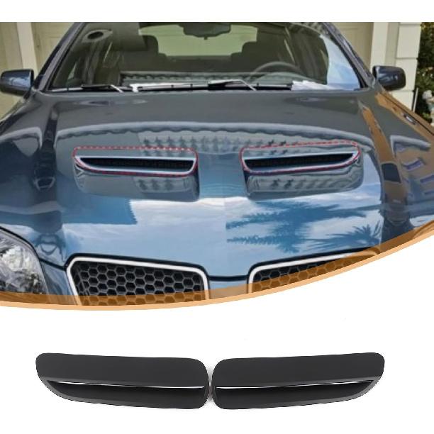 Car Engine Hood Air Outlet Vent Cover Trim Compatible with Pontiac G8 08-09/Holden Commodore 06-12 Car Front Engine Hood Vent Air Flow Intake Body
