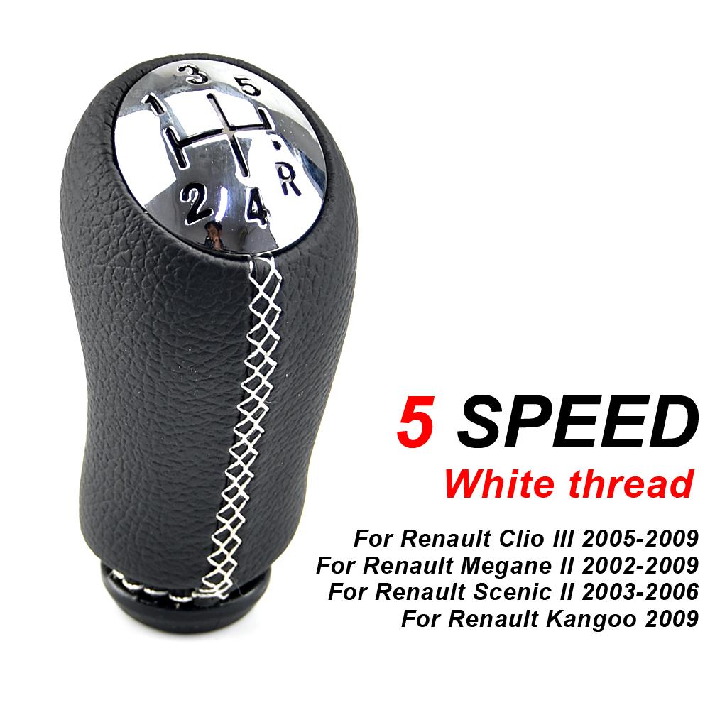 For Renault Kangoo 2009 Renault Megane II 2002-2009 Gear Shift Knob Stick Lever Head Handball Gaiter Boot Case Callor