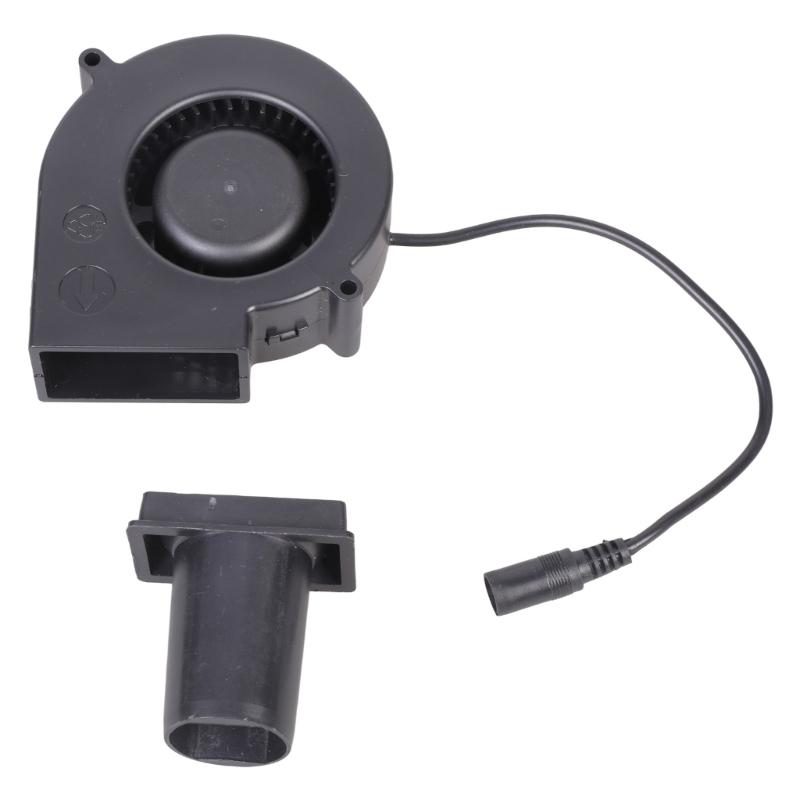 12V Blower Motor 5.5x2.1mm Female Input 5500RPM For Electronic Cooling Metal Smelting And Camping Furnaces Cooking Stove