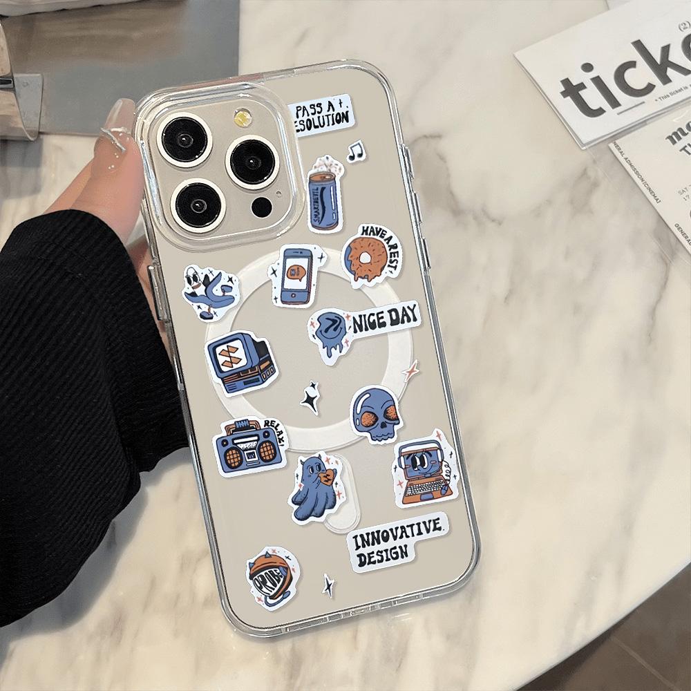 Magnetický kryt na telefon pro iPhone 11 12 13 iPhone 13 14 15 Pro 15 16 Pro Max Samsung A15 A16 A25 A26 A55 A56 S25 S24 S22 S23 Ultra S25 Edge