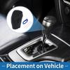 Anti-Slip Gear Shift Knob Cover Car Stick Shifting Handle Protector for Toyota Camry 2018-2024 Black Blue Faux Leather