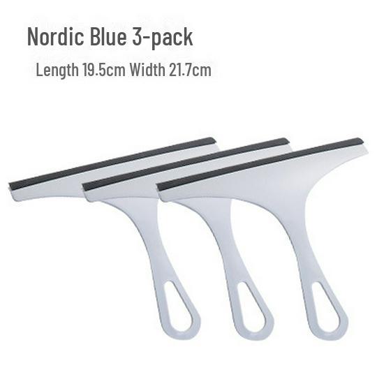 Silicone Glass & Mirror Cleaner: Household Countertop, Bathroom & Window Scraper Tool