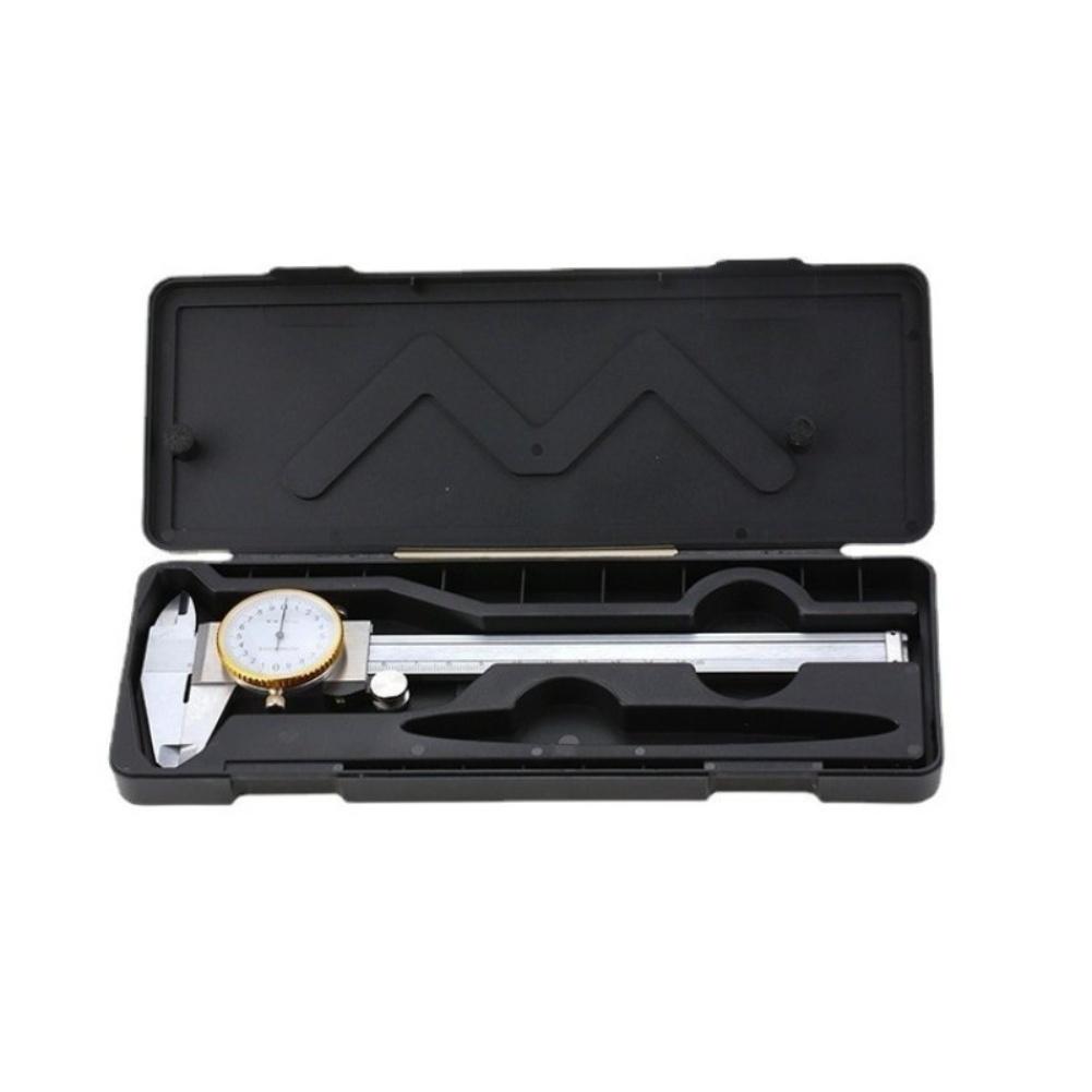 

1pc 0-150mm Industry Stainless Steel Vernier Caliper Shock Proof For Dial Vernier Caliper Metric Measuring Tool For Home DIY China Mainland