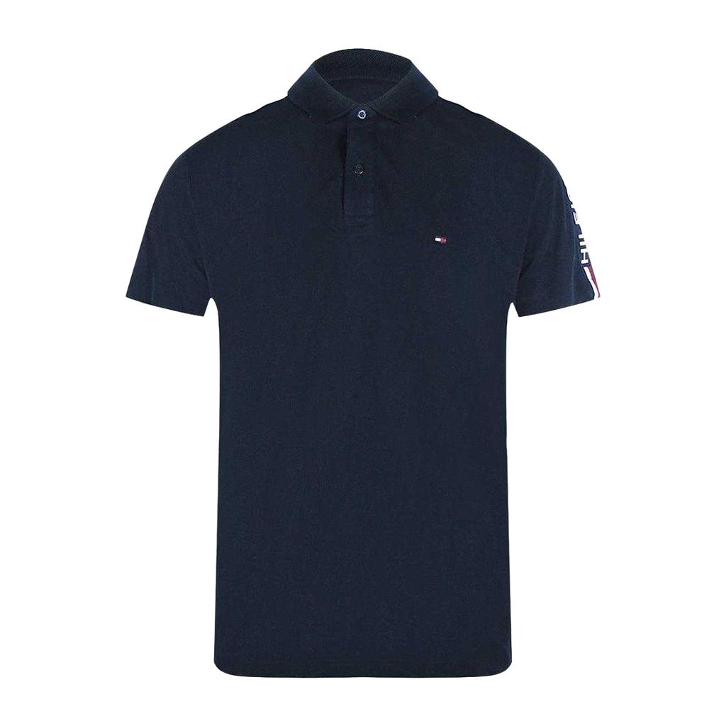 Tommy Hilfiger Men's Taped Sleeve Polo Shirt