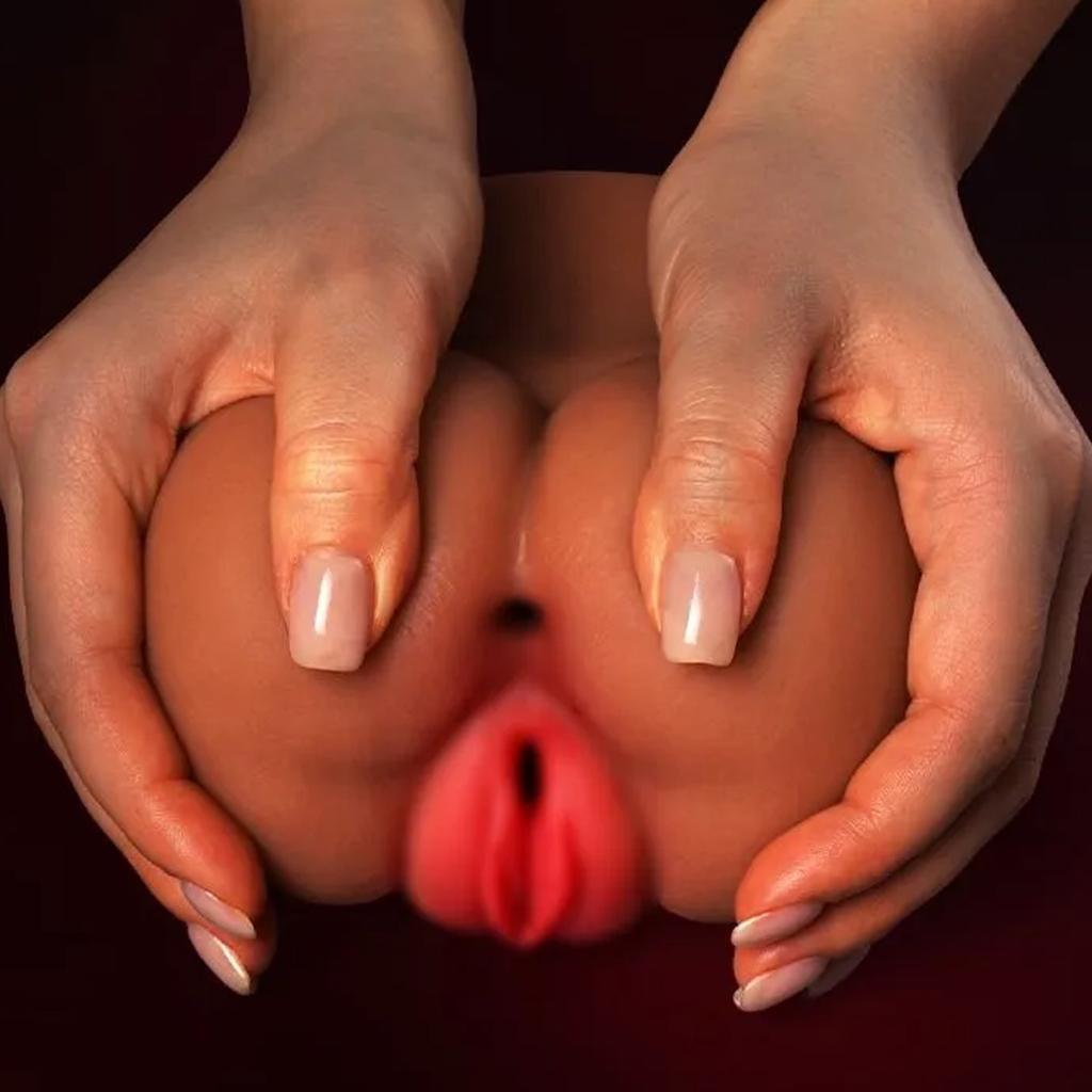 Brown Sextoys Sextoy Male Toy Sex Men's Masturbation Products Mastrubator Man Realistic Vaginas Masturbator Sucking Penis Pussy