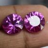 19.13 Ct Natural Pink Sapphire Round Cut CERTIFIED Pair Loose Gemstone Ceylon am-0061