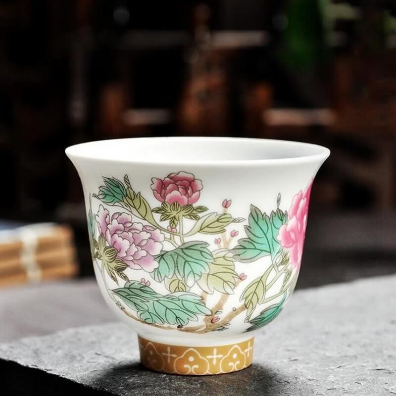 

TIBORANG Twelve Flower Deity Ceramic Tea Cup Collection