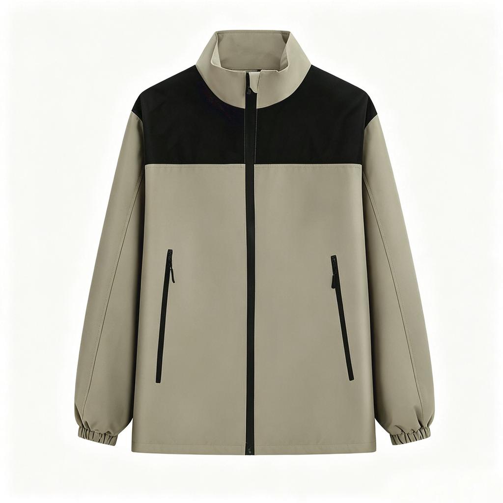 Women Lightweight Outdoor Jacket Hooded Windproof Waterproof Shell Coat Long Sleeve Zip Up Casual Sportswear