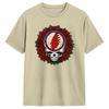 Gratefuls Deads Earthquake Stealie and Roses T Shirt Beach  Vintage TShirts 100 Cotton Hip Hop Tshirt For Unisex Pattern Tops