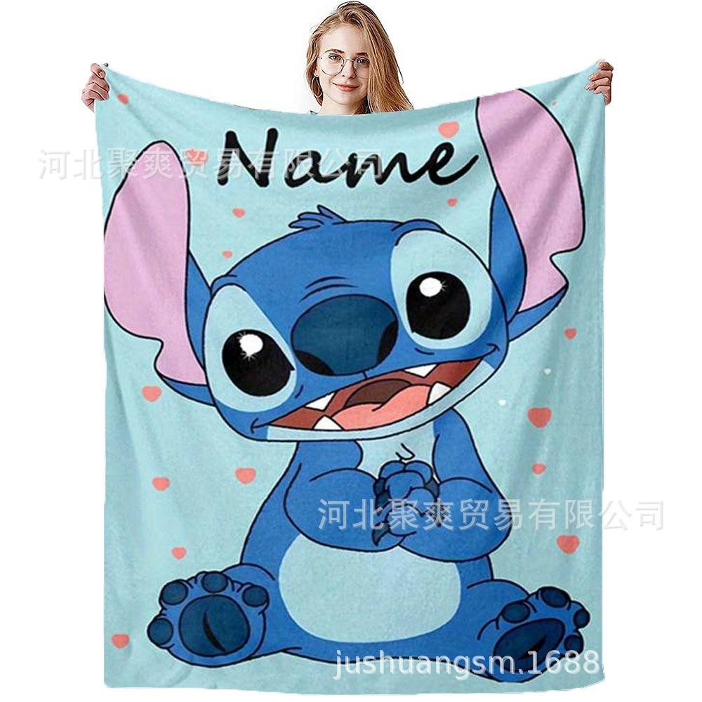 Stitch Flannel Blanket Star Baby Blanket Air Conditioning Blanket Nap Blanket Flannel Blanket Cross Border