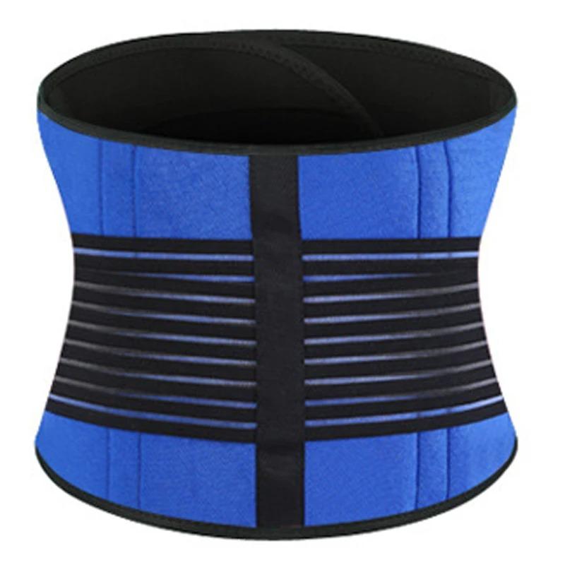 Adjustable Back Brace Support Belt For Back Pain Relief Neoprene Waist Belt Sciatica Lumbar Support S синий