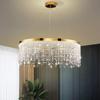 Luvia - LED chandelier gold 60 cm crystal 37W 3000-6000K