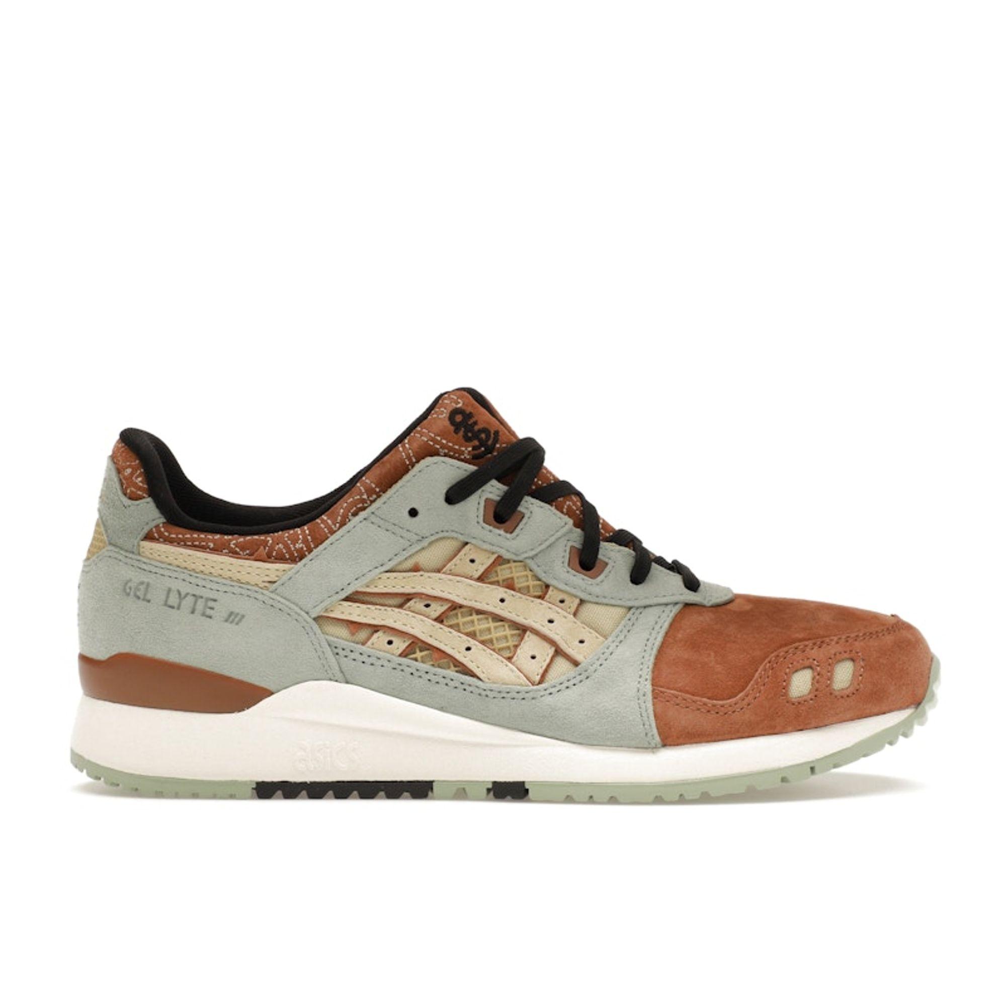 

COSTS x ASICS Gel Lyte 3 OG Cane Vine Мужские кроссовки Коричневый Горохово-зеленый 1201A937-200 42.5