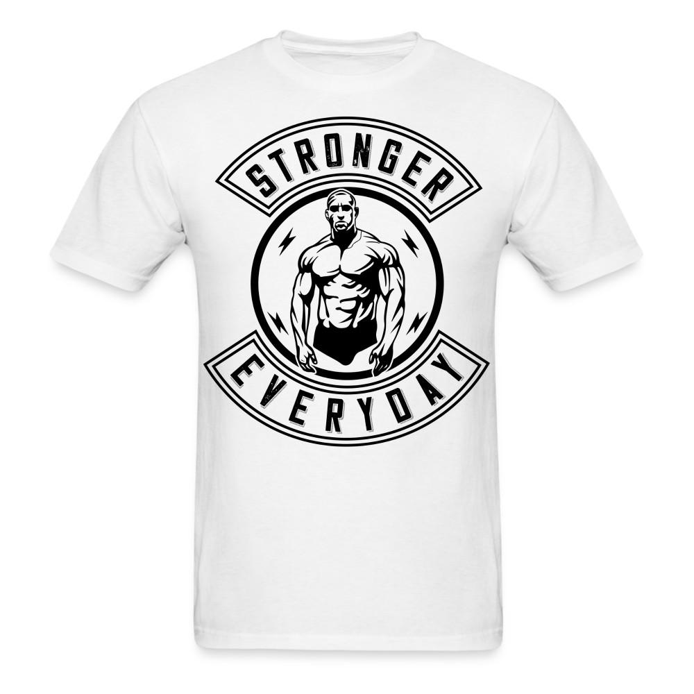 

Stronger everyday shirt Motivational Gym Fitness T-Shirt size S-6XL 4XL