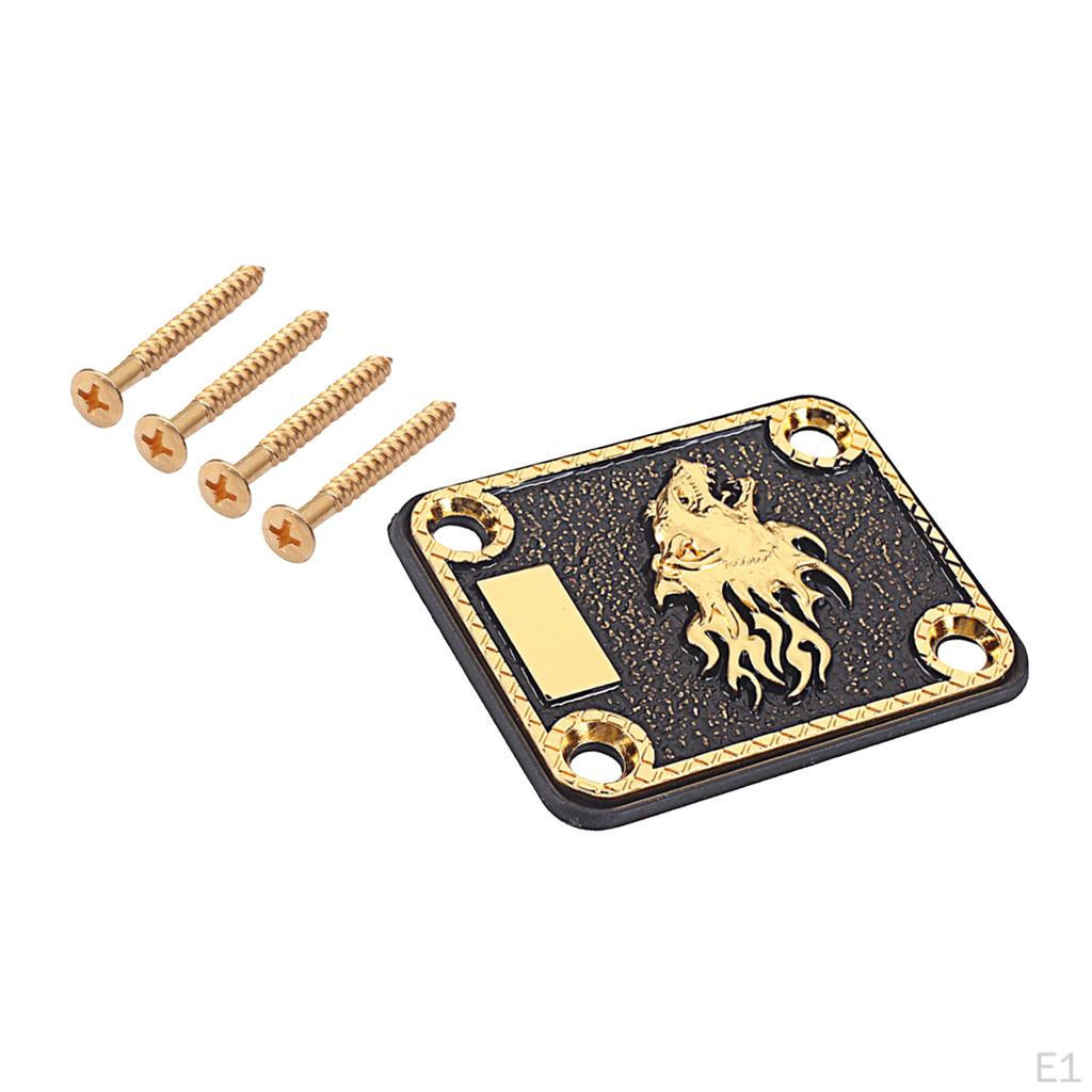 Nekplaat van zinklegering voor elektrische gitaar voor Strat Telecaster Tele-accessoire