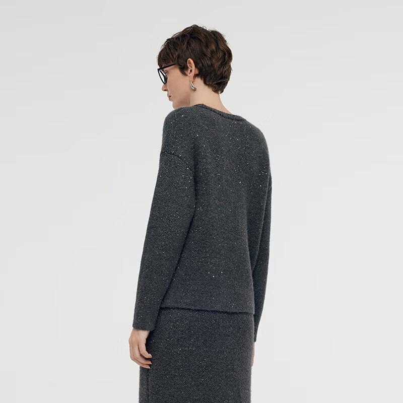 GOELIA Winter Wool Mohair Shimmer Pullover Sweater