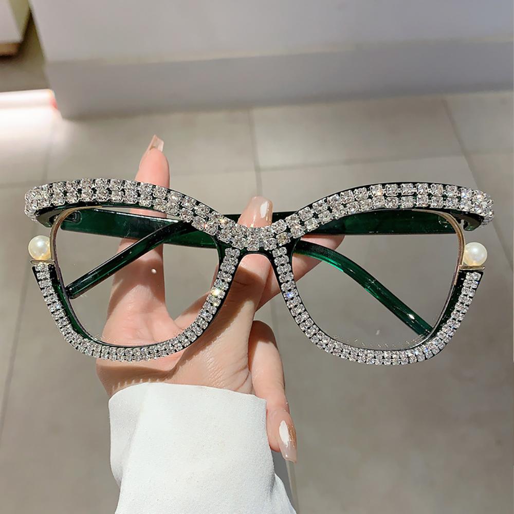 Eyewear Frame Cat Eye Eyeglasses Blue Light Glasses Prescription Myopia Glasses For Reading Women Office Work