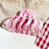 High-end Texture Marble Pumpkin Hair Clip Back of The Head Updo Shark Clip Grappling Clip Hair Accessory