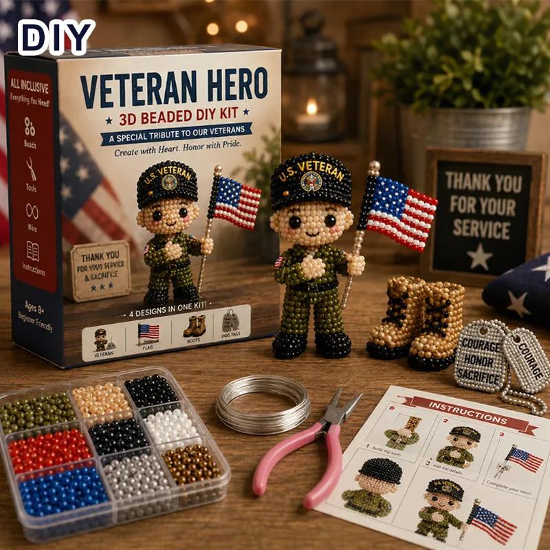 Cute 3D Beaded Animal Diy Kit Handmade Bead Weaving Kit With Instructions For Adults & Kids Perfect Gifts Home Decoration