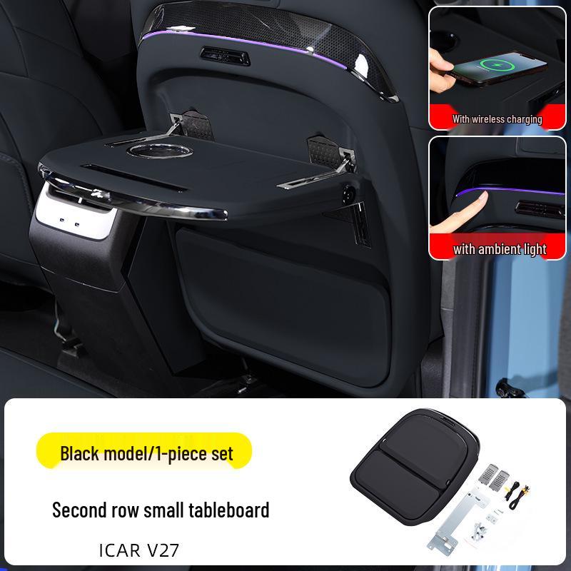 Chery iCAR V27 Rear Seat Tray & Wireless Charger