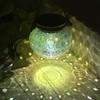 LED Solar Glass Lamp Cross-border Mason Jar Lamp Outdoor Courtyard Decoration Light Shadow Hanging Lamp Solar Lamp