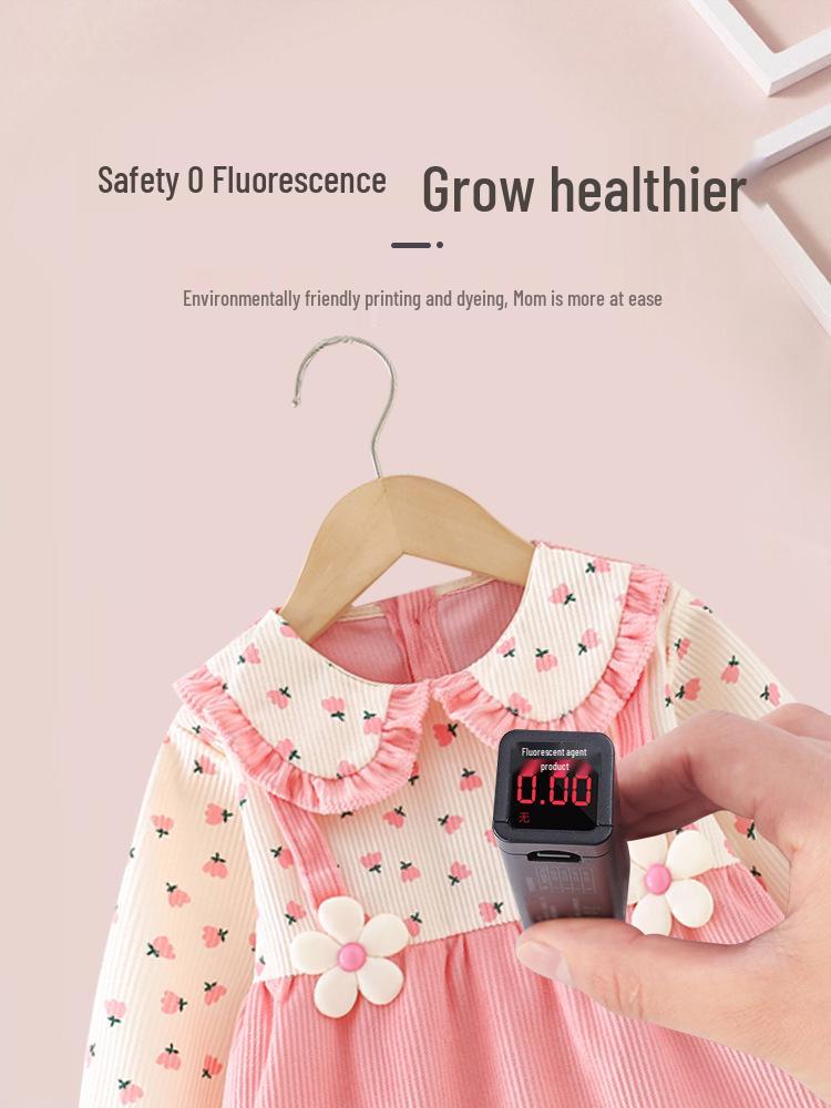 Autumn Waterproof Princess Coverall: Stylish, Stain-Resistant Protective Dress for Girls