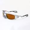 Outdoor-Sport Radfahren Polarisierte Sonnenbrille, Unisex, Retro-Stil, mit abnehmbaren Nasenpads, geeignet für Reisen und Fahren, kleiner Rahmen9529