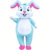 Easter Bunny Costume Rabbit Inflatable Outfit Easter Blow Up Suit Adults Girl for Christmas Cosplay Halloween Carnival Gift