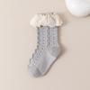 Baby Socks Spring Andautumn Styles Children's Socks  Lace Socks  Class A Cotton Mid-calf Socks  Girls' Short Socks  Infants and Toddlers 0-5 Years Old