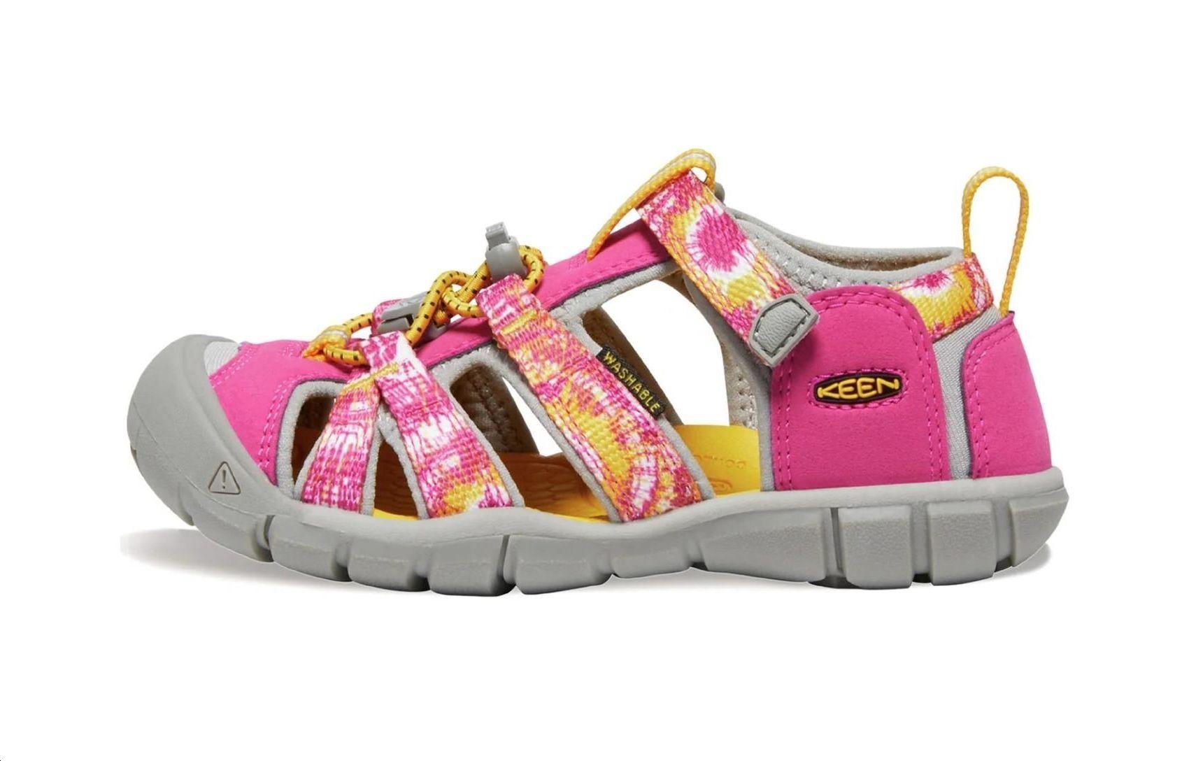 Keen Seacamp 2 Abrasion Resistant Breathable Children s Sandals Pink Yellow Children Aged 3 7 Years Old 1026319 29