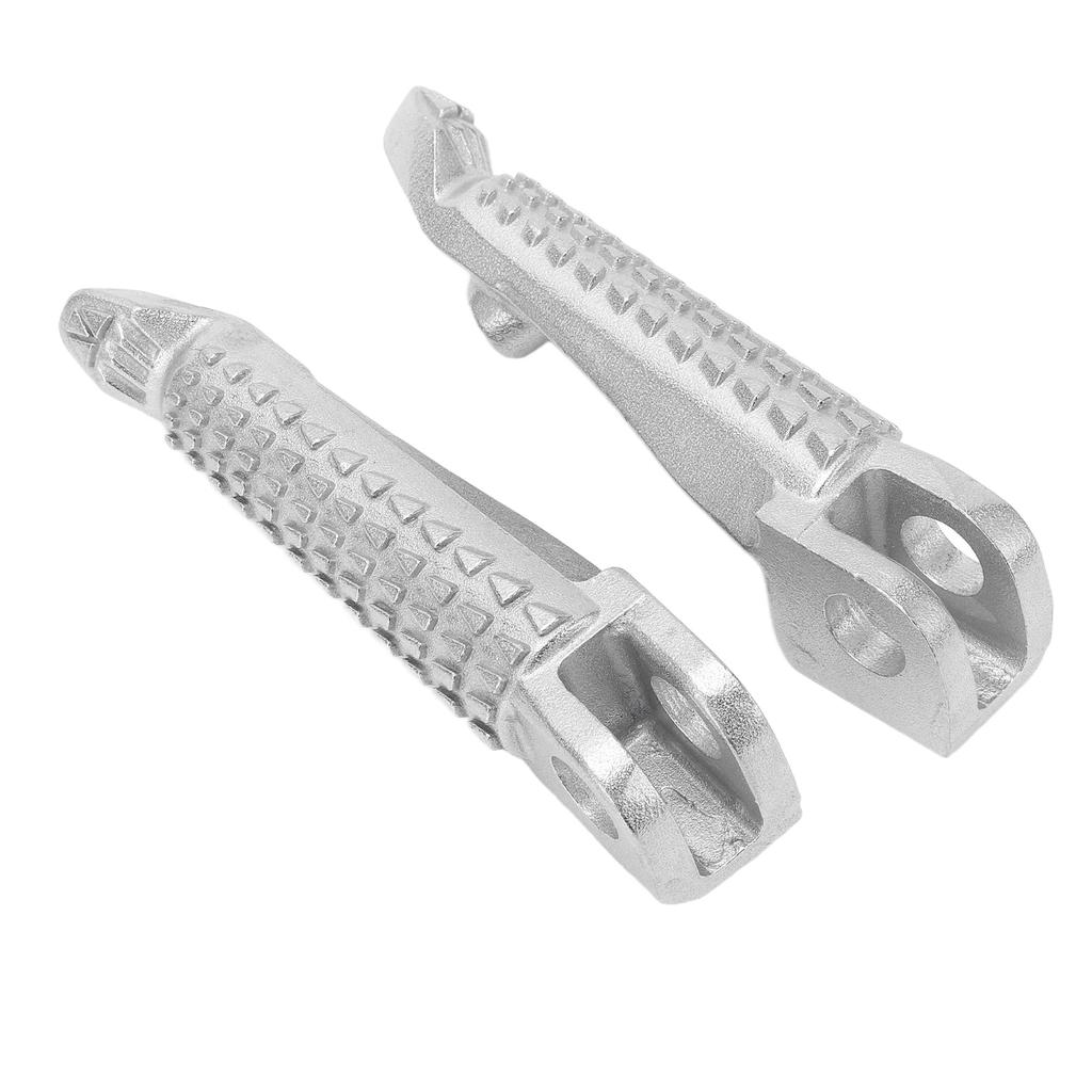 2pcs Front Footrest Metal Motorcycle Foot Pedal Replacement for Ninja ZX10R Z1000 ZX636 Z1000SX