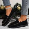 Casual Large Size Warm Doudou Shoes Shallow Mouth Autumn New Women's Comfortable Soft-soled Single Shoes