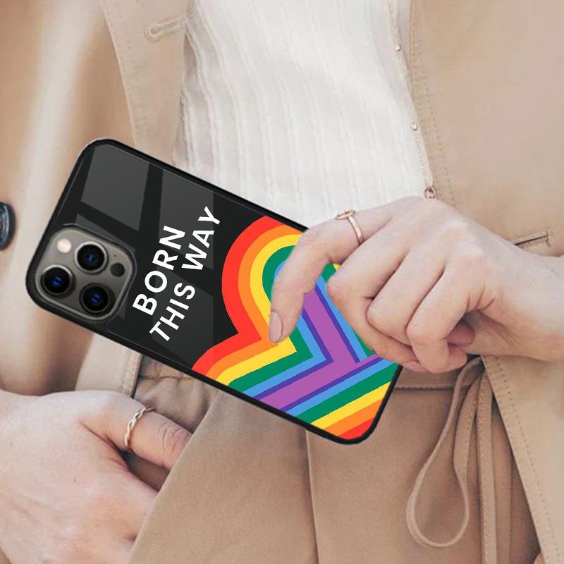 Gay Lesbian LGBT Rainbow Pride Magnetic Phone Case For APPLE iPhone 17 Air 16 14 13 12 Pro Max 15 Plus Wireless MagSafe Cover