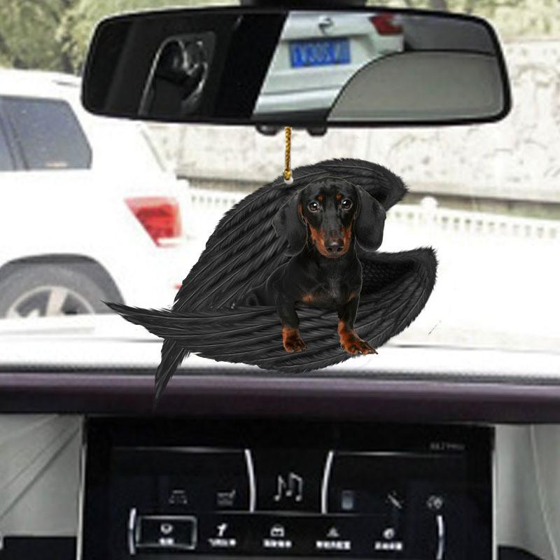 

Современный акриловый уникальный подвесной декор для автомобильного зеркала с изображением кошек, собак и 9