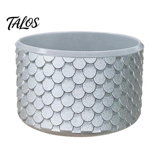 Portable Bottle Sleeve for Commute Silicone Cup Boot, Fish Scale Pattern Decor, Soft Elastic Water Protector Protective Sleeve, Anti-Slip Bottom Cover