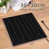 Podgrzewana mata USB 5V 9W, 30x30cm Przenośna elektryczna mata grzewcza, Wodoodporna poduszka grzewcza na siedzenie, Podróże na zewnątrz, Samochód, Podgrzewacz dla zwierząt