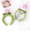 1 Stück Kreative Lamm Plüsch Blume Haarreifen für Mädchen Frau Niedliche Koreanische Kopfbedeckung Kopfreif Haarreifen Haar Accessoires Ornamente