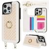 Long Lanyard Leather Wallet Card Slot Phone Case for iPhone 16 Pro Max 15 14 Plus 13 12 11 SE 2026 XS XR X 8 7 Ring Flip Cover