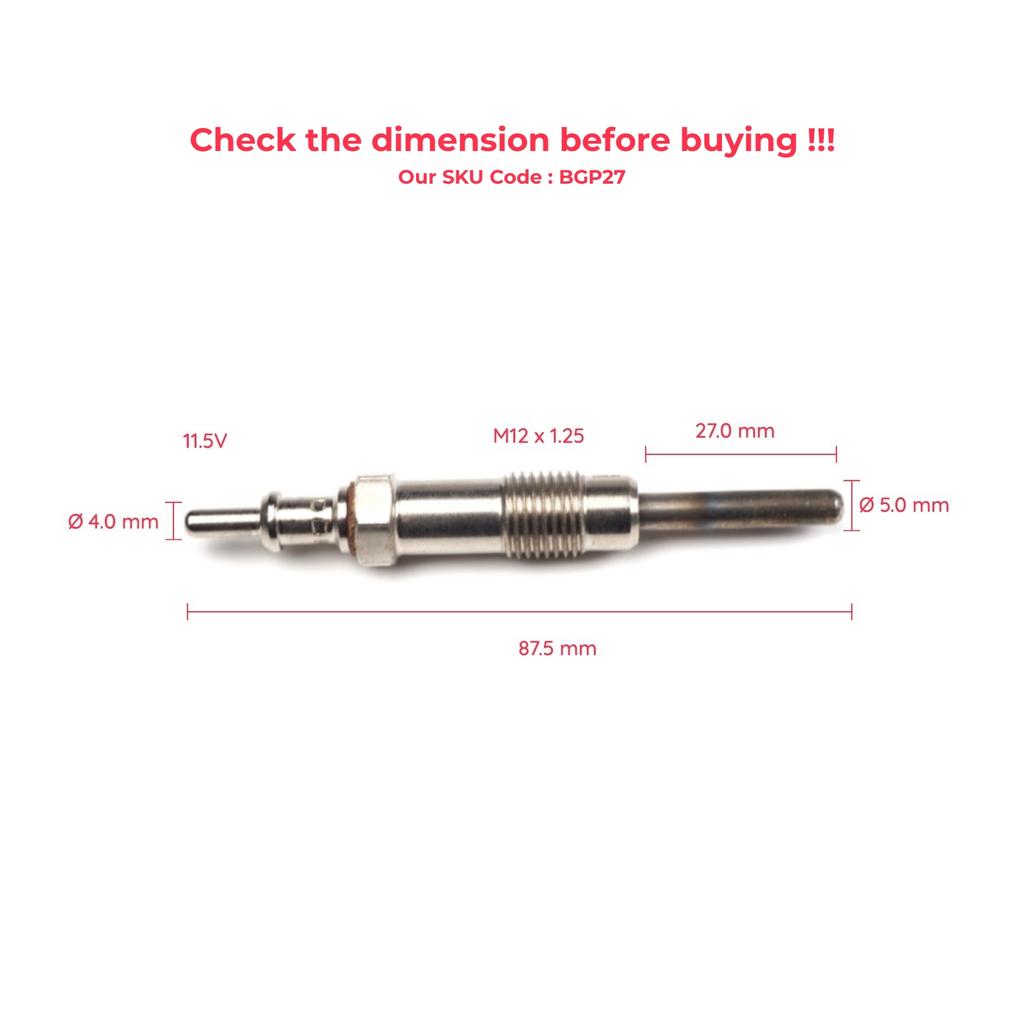 ESC Auto Parts EGP27 1 sztuka świec żarowych GX86, 0011592601, GN961 do Mercedes Sprinter Vario 2.9 D Wysyłka z Turcji