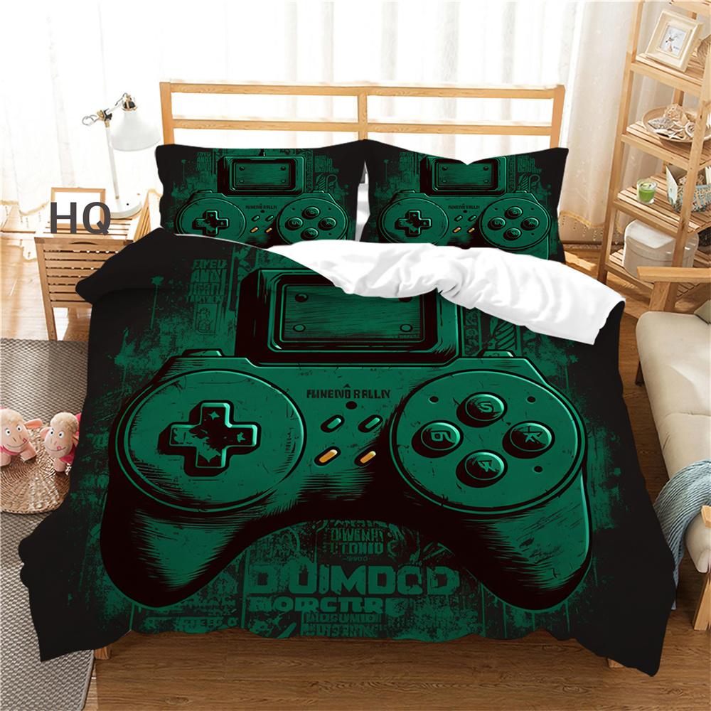 3D Game Console Printing Bed Clothes Teens Full Size Bedding Set Cover Design High Quality Home Textiles