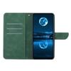 HT05 For Samsung Galaxy A25 5G (Global) (161.0 X 76.5 X 8.3mm) PU Leather Phone Case Skin-touch Stand Wallet Imprinted Line Cover