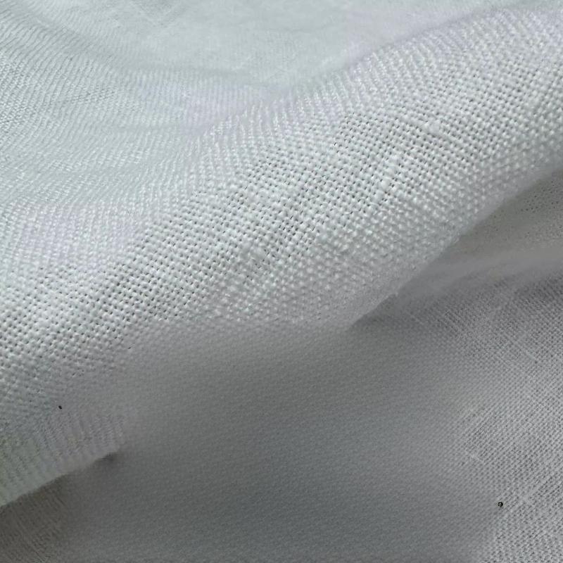 Linen and Ramie Hanfu Fabric for Sewing Cloth 100% Natural Yarn-dyed Dresses Robe Thin DIY Handmade Designer High Quality