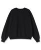 PIANER Hap-Po Oversized Crop Sweatshirt (Black)