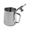 Thick and Comfortable Handle Stainless Steel Milk Frothing Pitcher with Lid